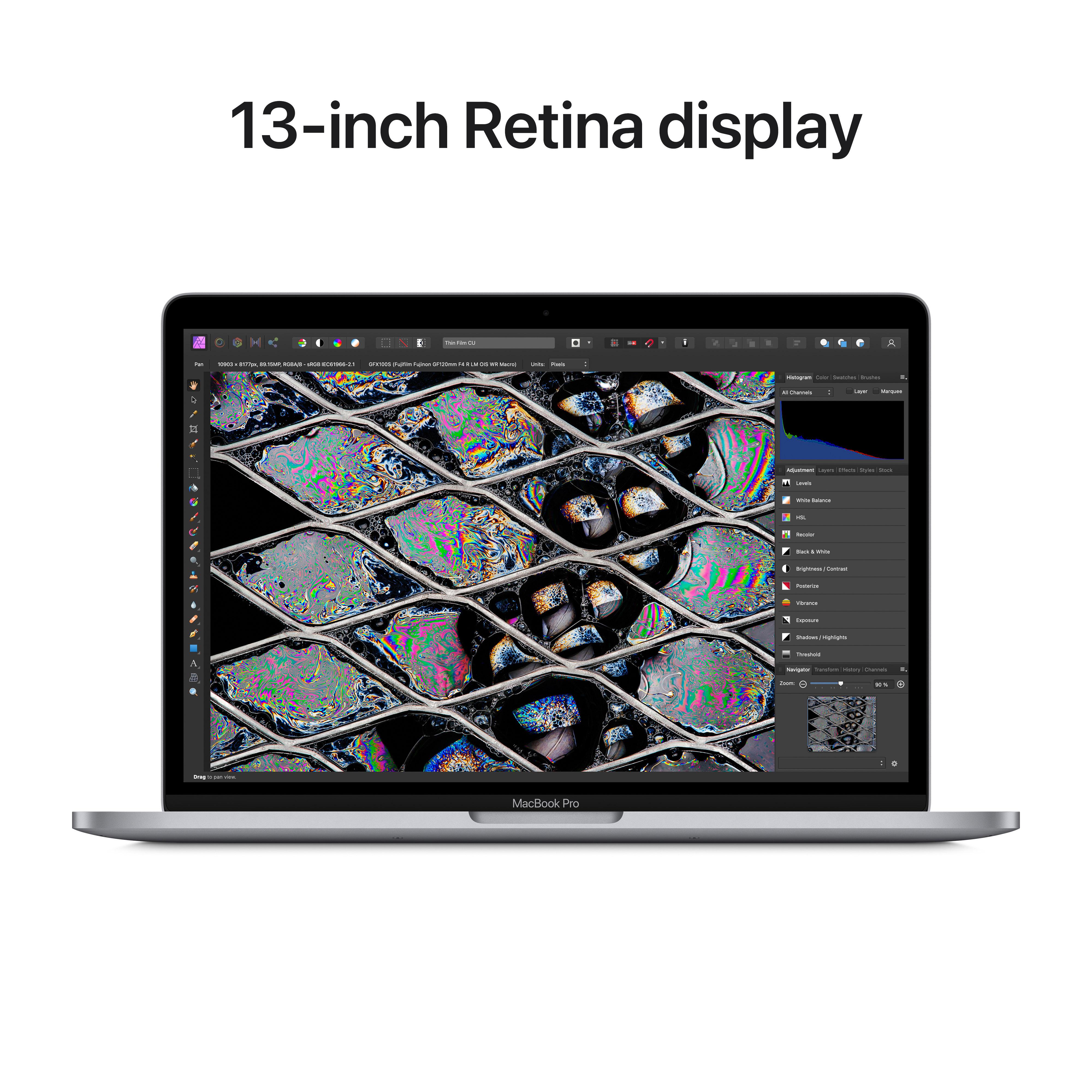 DCI 13-inch Macbook Pro with Apple M2 chip, 8-core CPU, 10-core