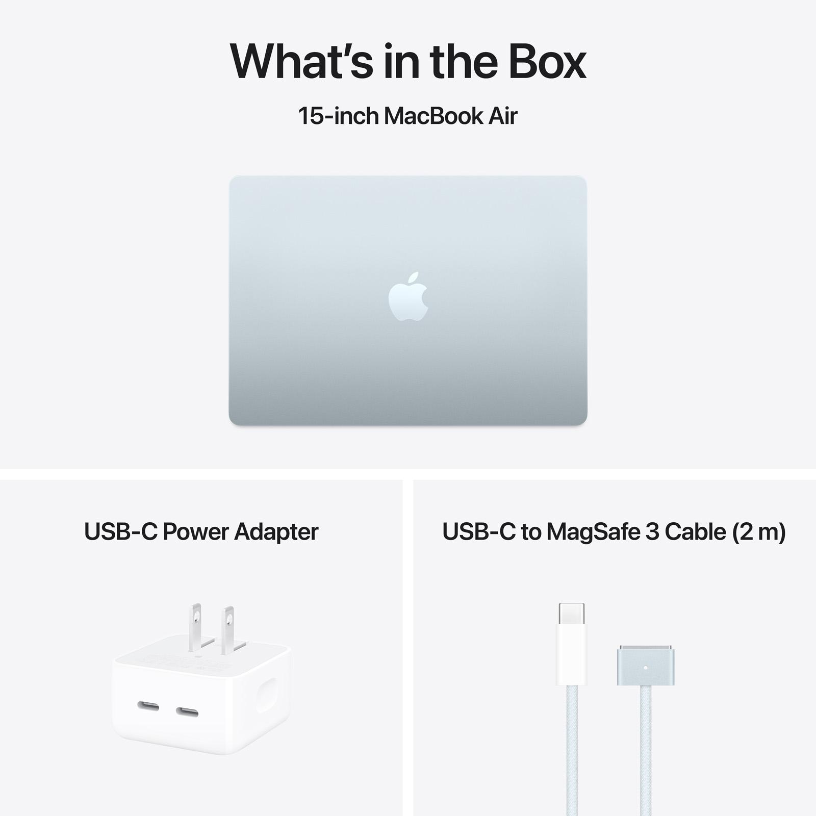 DCI 15-inch Macbook Air: Apple M4 Chip with 10-core CPU and